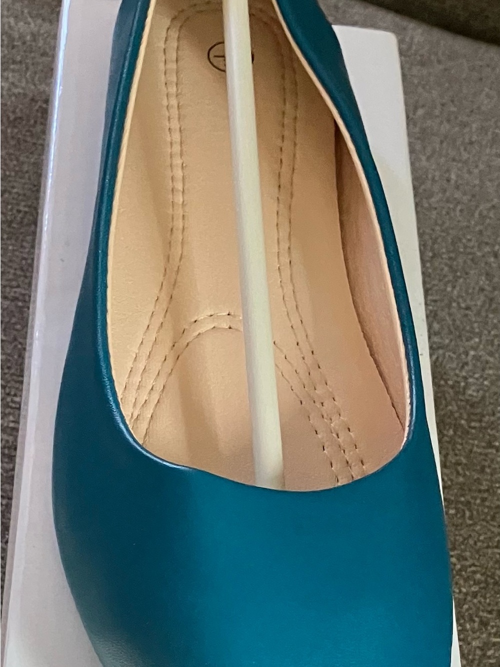 Women’s Teal Ballet Flats Size 8 Brand New